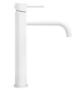REA LUNGO HIGH WHITE umývadlová stojaca batéria