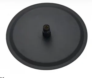 Sprchová hlavica MEXEN SLIM CIRCLE 30 cm čierna