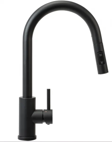 REA FRESH BLACK drezová stojaca batéria