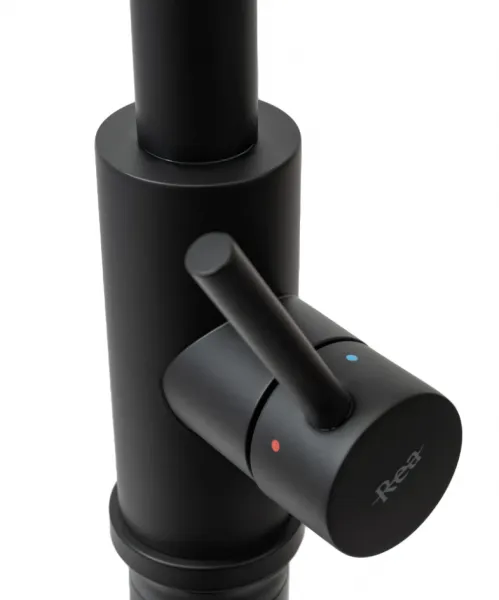 REA FRESH BLACK drezová stojaca batéria