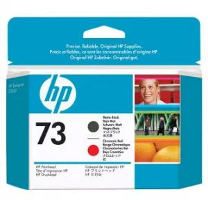 HP 73 CD949A matná čierna/chromatická červená (matte black/chromatic red) originálna cartridge