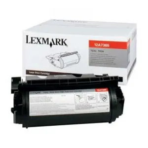 Lexmark 12A7365 čierný (black) originálny toner