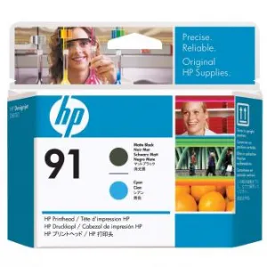 HP C9460A 91 matná čierna/azúrová (matte black/cyan) originálna tlačová hlava