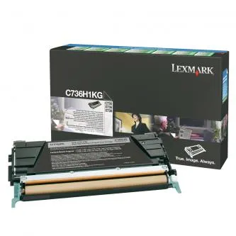 Lexmark C736H1KG čierný (black) originálny toner