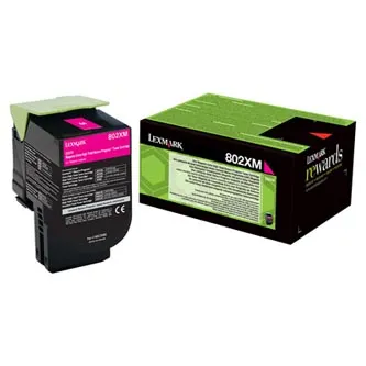 Lexmark 80C2XM0 purpurový (magenta) originálny toner