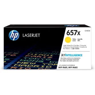 Hewlett-Packard HP originál toner CF472X, HP 657X, yellow, 23000str., high capacity CF472X