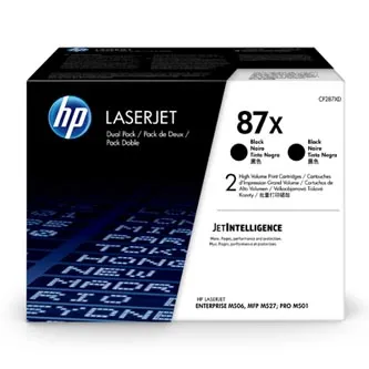 HP 87X CF287XD čierna (black) dualpack originálny toner
