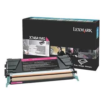 Lexmark X746A1MG purpurový (magenta) originálny toner