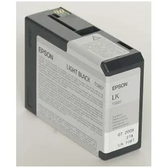 Epson T5807 svetlo čierná (light black) originálna cartridge