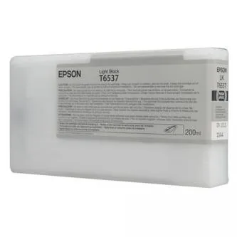 Epson T653700 svetlo čierná (light black) originálna cartridge