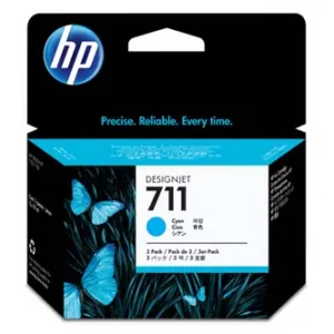 HP 711 CZ134A 3ks azúrová (cyan) originálna cartridge