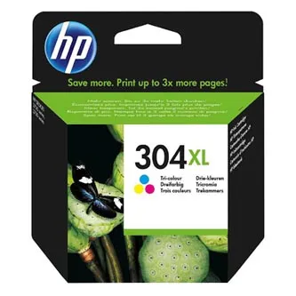 Hewlett-Packard HP originál ink N9K07AE, HP 304XL, Tri-color, 300str., 7ml N9K07AE