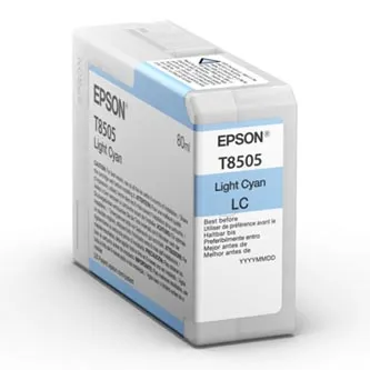 Epson T8505 C13T850500 svetlo azúrová (light cyan) originálna cartridge