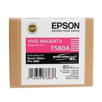 Epson T580A00 purpurová (magenta) originálna cartridge