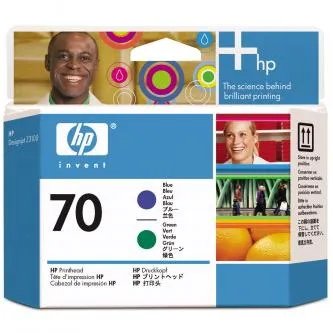Hewlett-Packard HP originál tlačová hlava C9408A, HP 70, blue/green C9408A