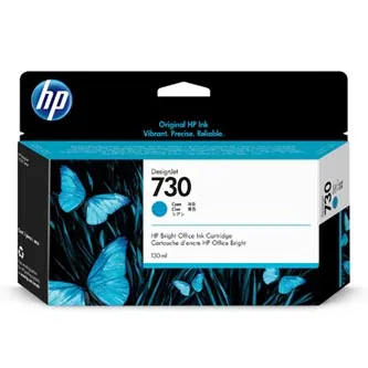 Hewlett-Packard HP originál ink P2V62A, HP 730, cyan, 130ml P2V62A