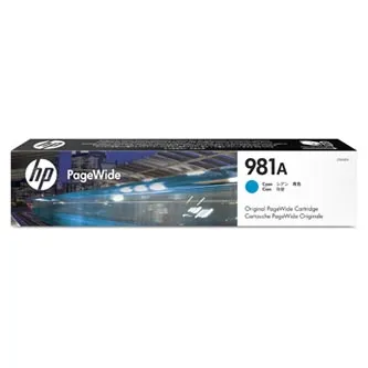 Hewlett-Packard HP originál ink J3M68A, HP 981A, cyan, 6000str., 70ml J3M68A