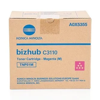 Konica Minolta TNP-51M purpurový (magenta) originálny toner
