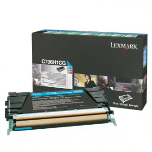 Lexmark C736H1CG azúrový (cyan) originálny toner