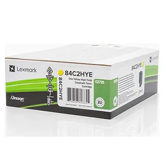 Lexmark 84C2HYE žltý (yellow) originálny toner