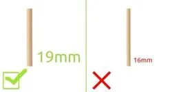MALATEC DETSKÁ ZÁBRANA DREVENÁ 72 – 122 CM