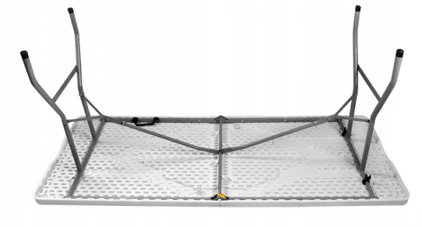 Skládací pivný set 180 CM STÔL + 2 LAVIČKY - BIELY