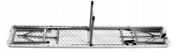 Skládací pivný set 180 CM STÔL + 2 LAVIČKY - BIELY