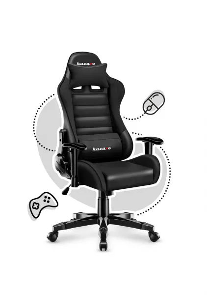 Detská herná stolička HUZARO RANGER 6.0 BLACK