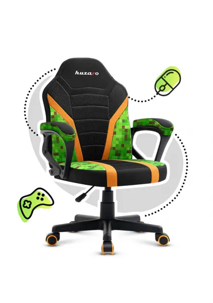 Detská herná stolička HUZARO RANGER 1.0 PIXEL MESH