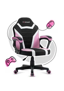 Detská herná stolička HUZARO RANGER 1.0 PINK MESH