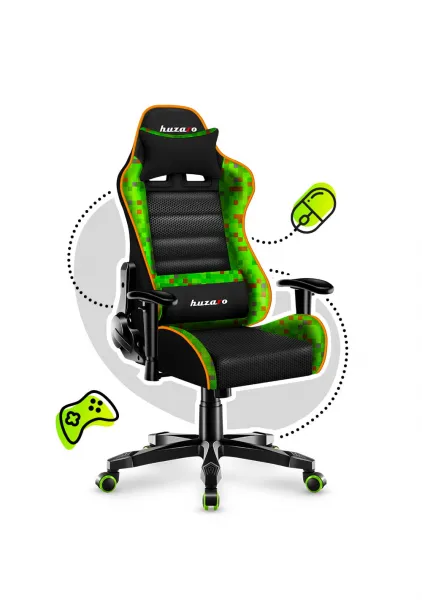 Detská herná stolička HUZARO RANGER 6.0 PIXEL MESH