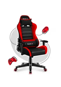 Detská herná stolička HUZARO RANGER 6.0 RED MESH