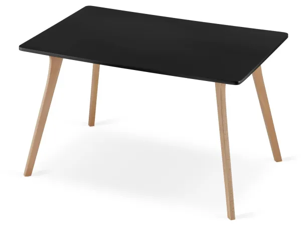 Stôl MONTI 120cm x 80cm - čierny