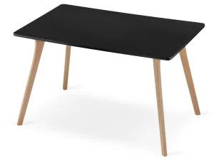 Stôl MONTI 120cm x 80cm - čierny