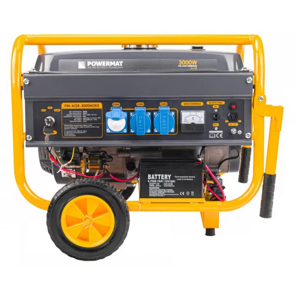 POWERMAT Elektrocentrála 3kw 3x230V/1x12V PM-AGR-3000M2KE