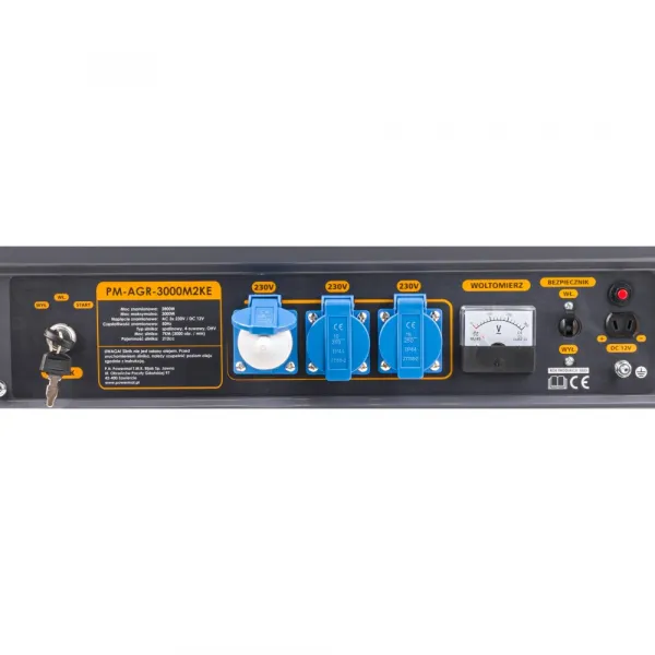 POWERMAT Elektrocentrála 3kw 3x230V/1x12V PM-AGR-3000M2KE