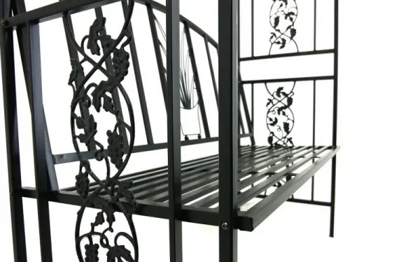 ZÁHRADNÁ PERGOLA S LAVIČKOU 122 X 58 X 203 CM