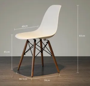 Profitent Jedálenská stolička biela Basic Škandinávsky štýl