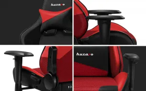 Herné kreslo HUZARO FORCE 6.2 Red Mesh