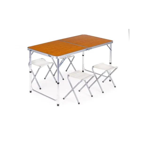 Ekspand Kempingový set stoličiek a stola /Drevený