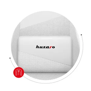 JAKS Herné kreslo polohovateľné otočné Huzaro Force 6.2 RGB biele