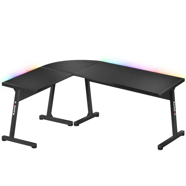 HUZARO Herný stôl HERO 6.0  BLACK RGB