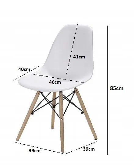 Profitent Jedálenská stolička čierna Basic/sieť  Škandinávsky štýl