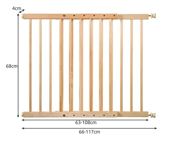 Profitent Detská zábrana drevená 67-115 cm