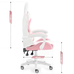 Hell´s chair Stolička Hell's Chair Rainbow Pink-White