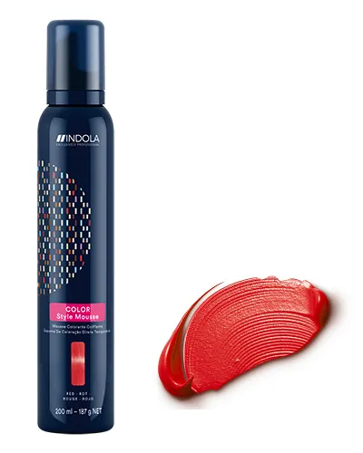 Indola Color Mousse pena 200 ml - červená