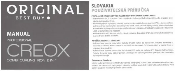 Sibel Kulma na vlasy Original Creox 2 v 1 440950