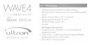 Kulma na vlasy Ultron Wave 4 čierna 0448602