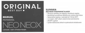 Sibel Žehlička Original NeoNeox - čierna P003286