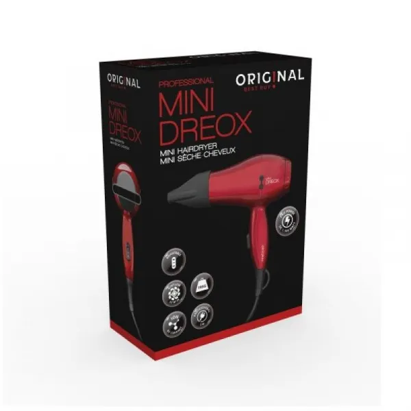Original Best Buy Fén Original MINI DREOX - 900 W - červený P002774